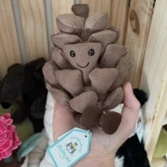 Jellycat Amuseables Pine Cone Cute Soft Plush Toy Perfect Gift NWT and Dust Bag - Picture 6 of 6